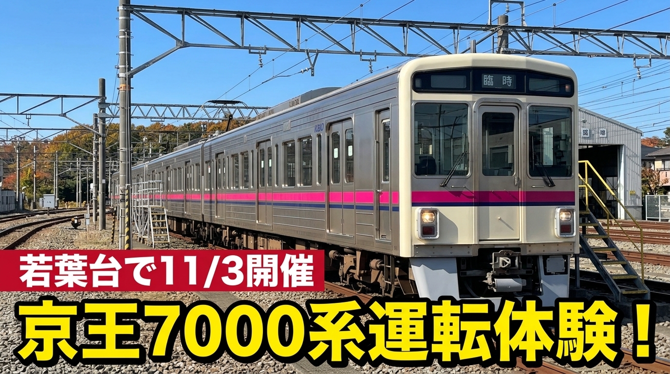 おじさんマニア歓喜??若かりし頃本線を走っていた新車の運転体験ができる??